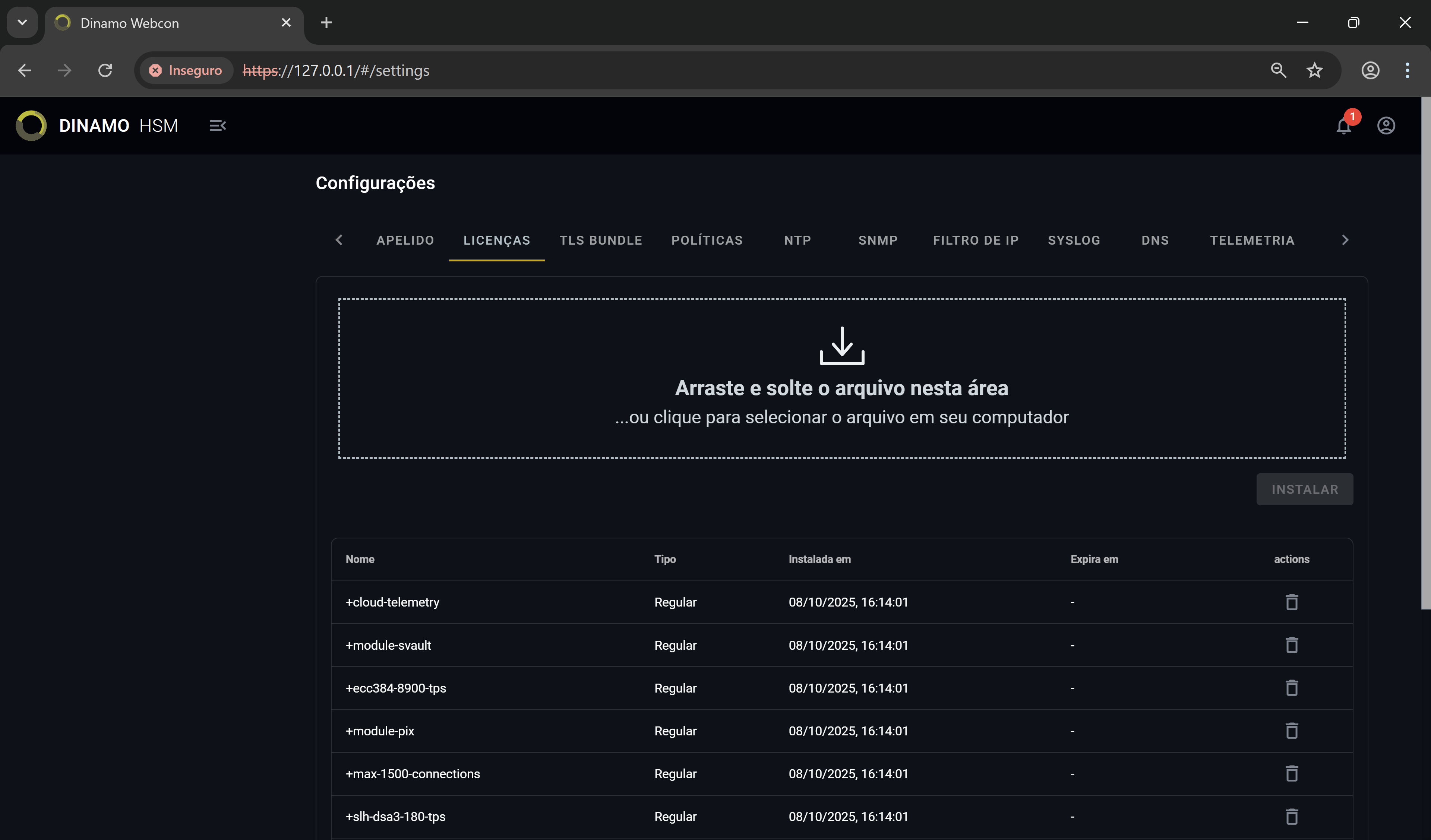 Consola Lista Lic