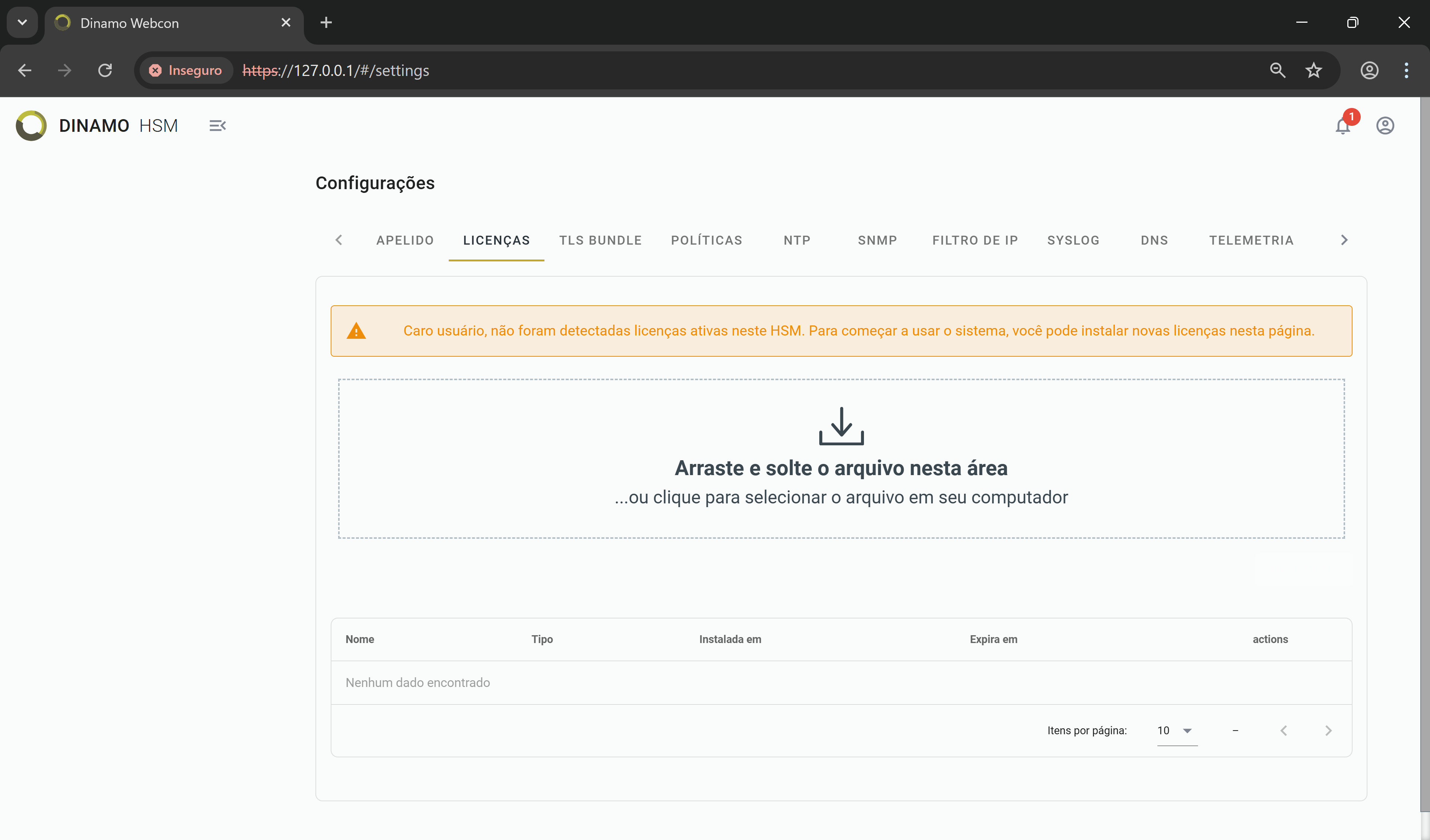 Consola Instalar Lic